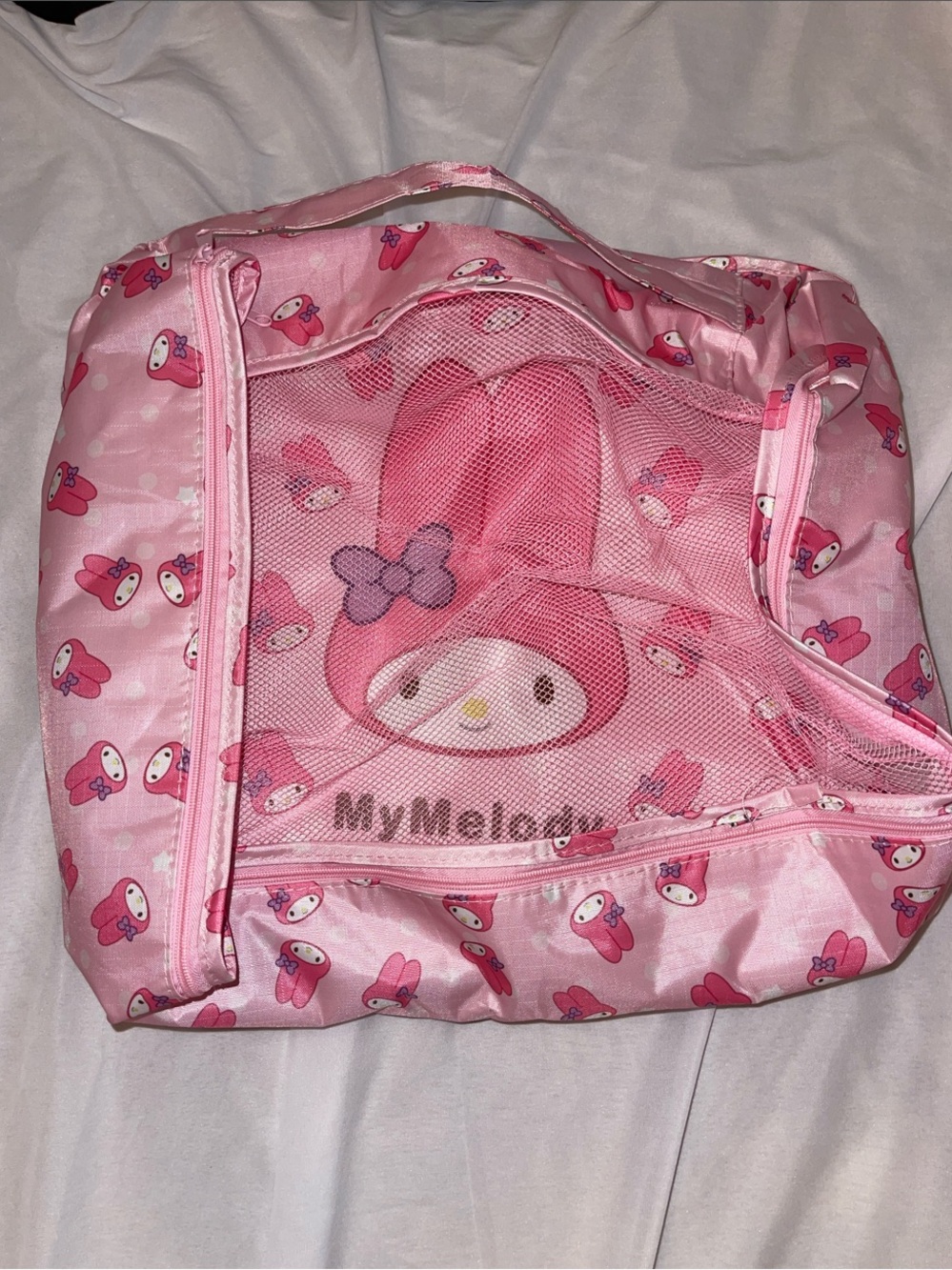 My Melody Pink Character Travel Set of 6 Bags